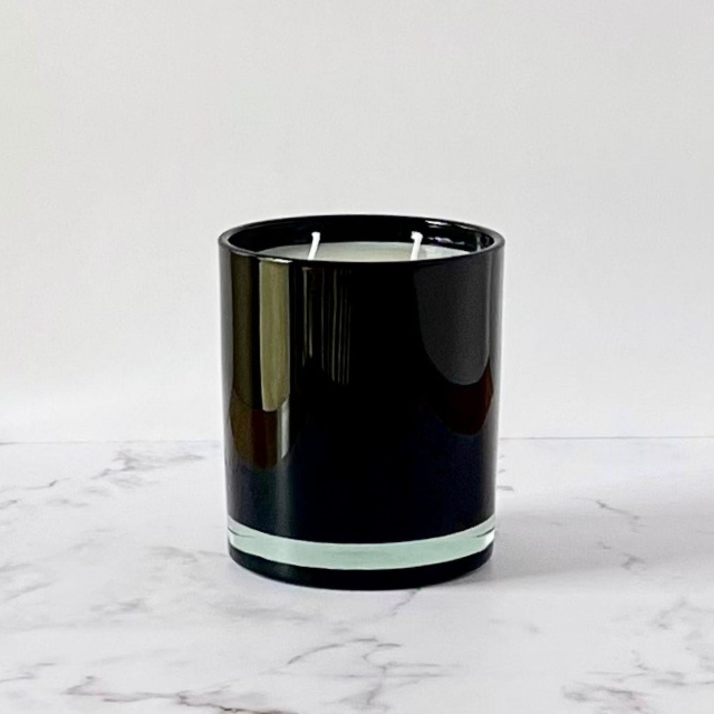 Private Label Candles by Velavida Candles 14 Oz Black Glossy Wholesale candles in bulk