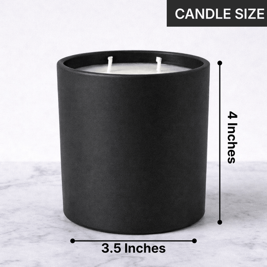 Private Label Candles by Velavida Candles Harperlume 14 oz Matte Black Private Label Candle – Minimum 12 Candle