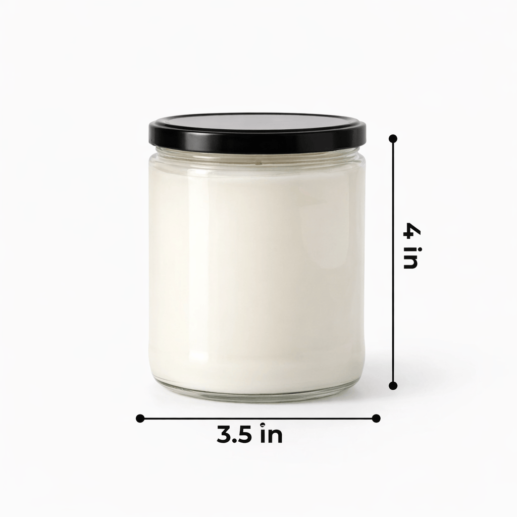 Starting at $10.75 per candle Candles 16 oz Bulk Candles- 12 Pack Clear Jar with Black Lid