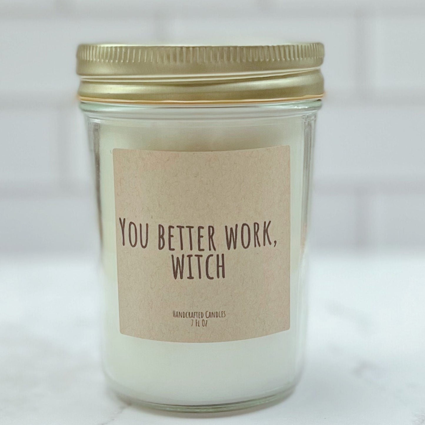 Private Label by Velavida Candles 7 Oz Funny Halloween Wholesale Candles (24 Candles)