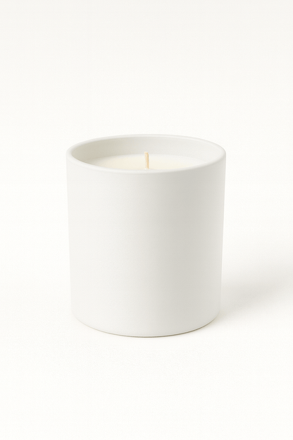 Private Label by Velavida Candles Matte White 9 oz Wholesale Candles (12 Pack)
