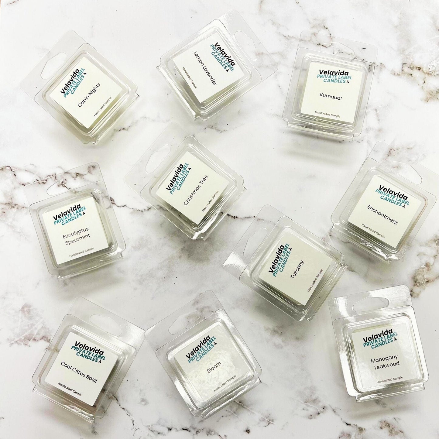 Private Label by Velavida Candles Mix and Match Candle Scent Sample Pack