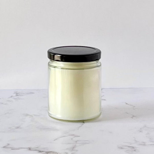 Private Label by Velavida Candles Unlabeled Bulk Wholesale Candles 8 Oz Clear (24 Candles)