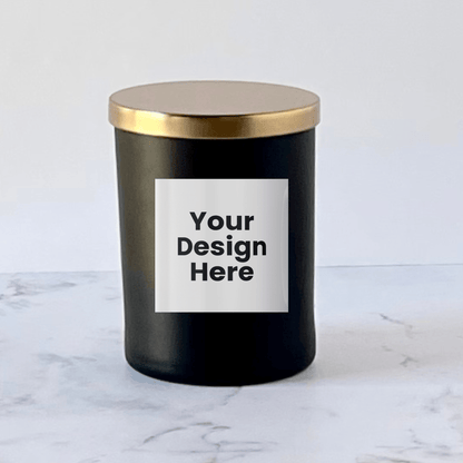 Private Label by Velavida Candles Velavida Express – 13.5 oz Matte Black Candle (Fast-Ship, 12 Private Label Candles)