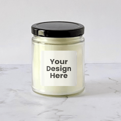 Private Label by Velavida Candles Velavida Express – 9 oz Salsa Jar Candle (Fast-Ship, 12 Private Label Candles)