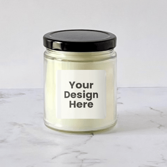 Private Label by Velavida Candles Velavida Express – 9 oz Salsa Jar Candle (Fast-Ship, 12 Private Label Candles)