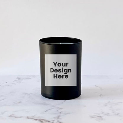 Private Label Candles by Velavida Candles 13.5 Oz Black Matte Candle (12 Candles)