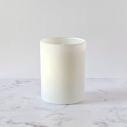 Private Label Candles by Velavida Candles 13.5 Oz White Matte Candle