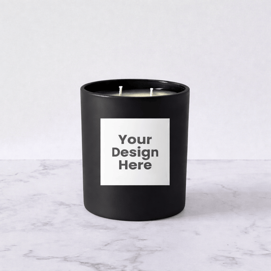 Private Label Candles by Velavida Candles 14 Oz Matte Black Private Label Candles (12 Candles)