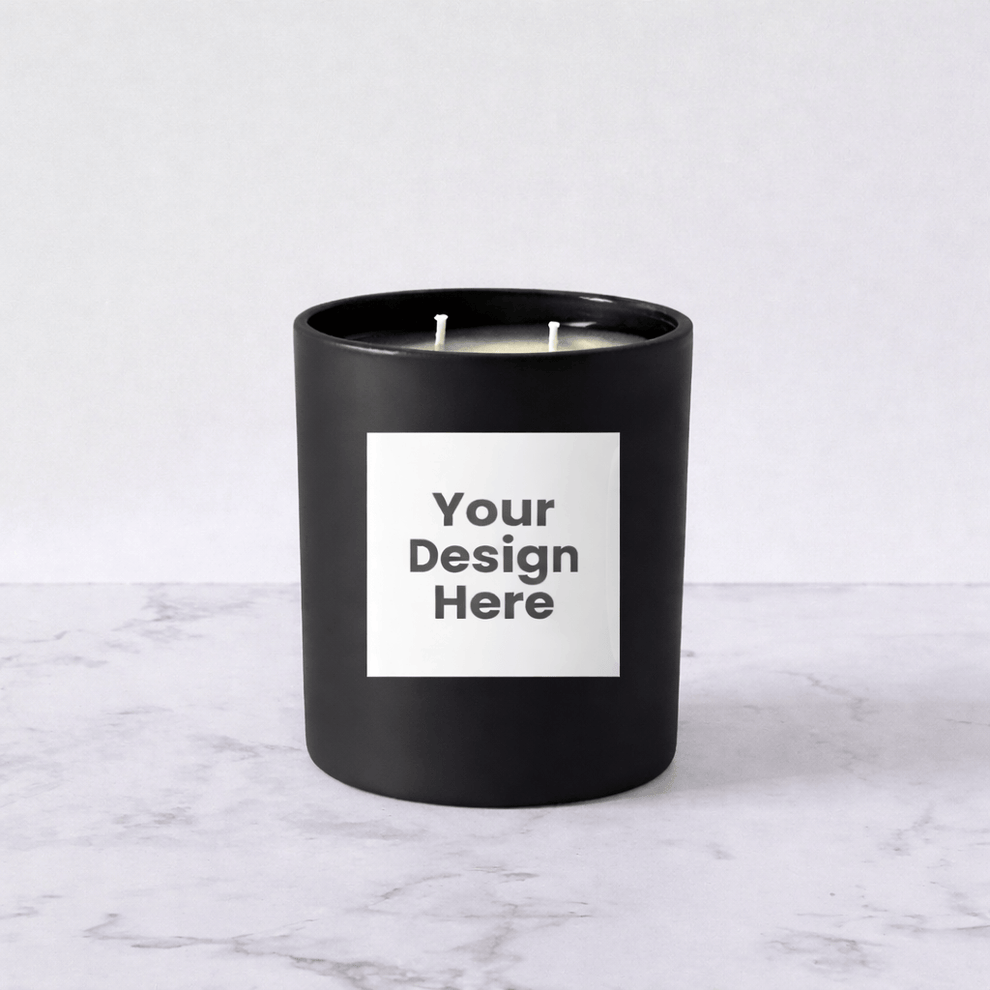 14 Oz Matte Black Private Label Candles (12 Candles) – Private Label by ...