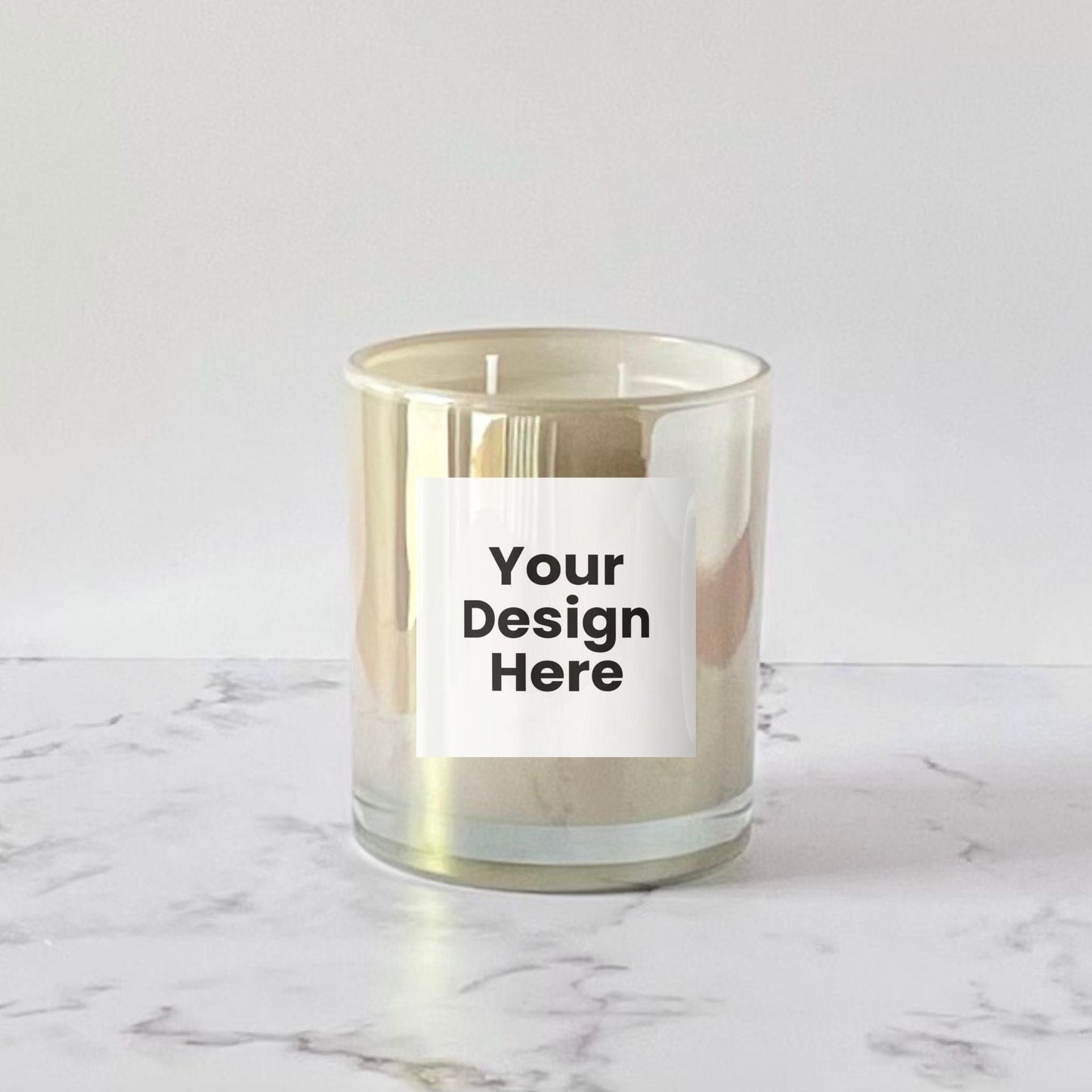 Private Label Candles by Velavida Candles 14 Oz Pearl Iridescent Candle (12 Candles)