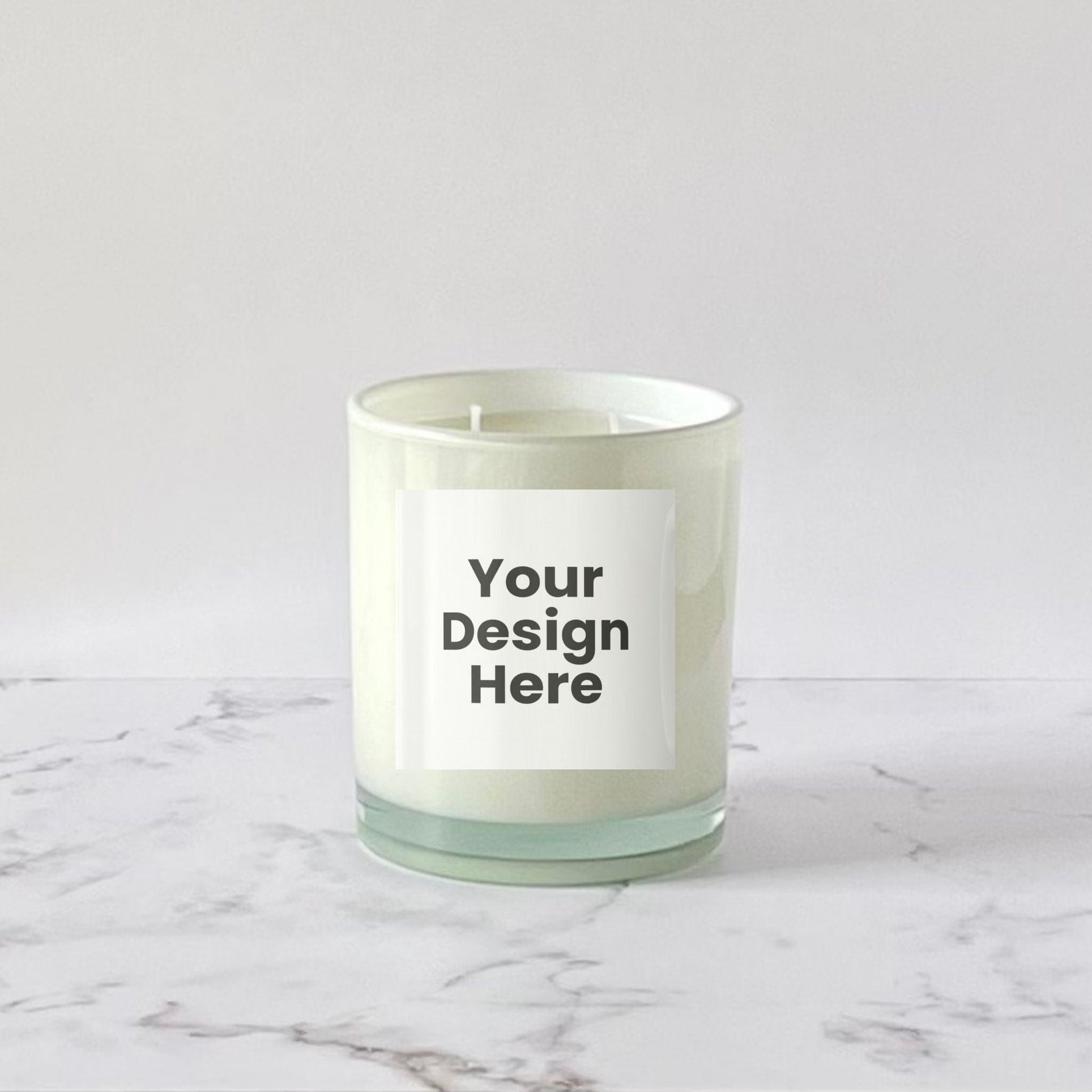Private Label Candles by Velavida Candles 14 Oz White Glossy (12 Candles)