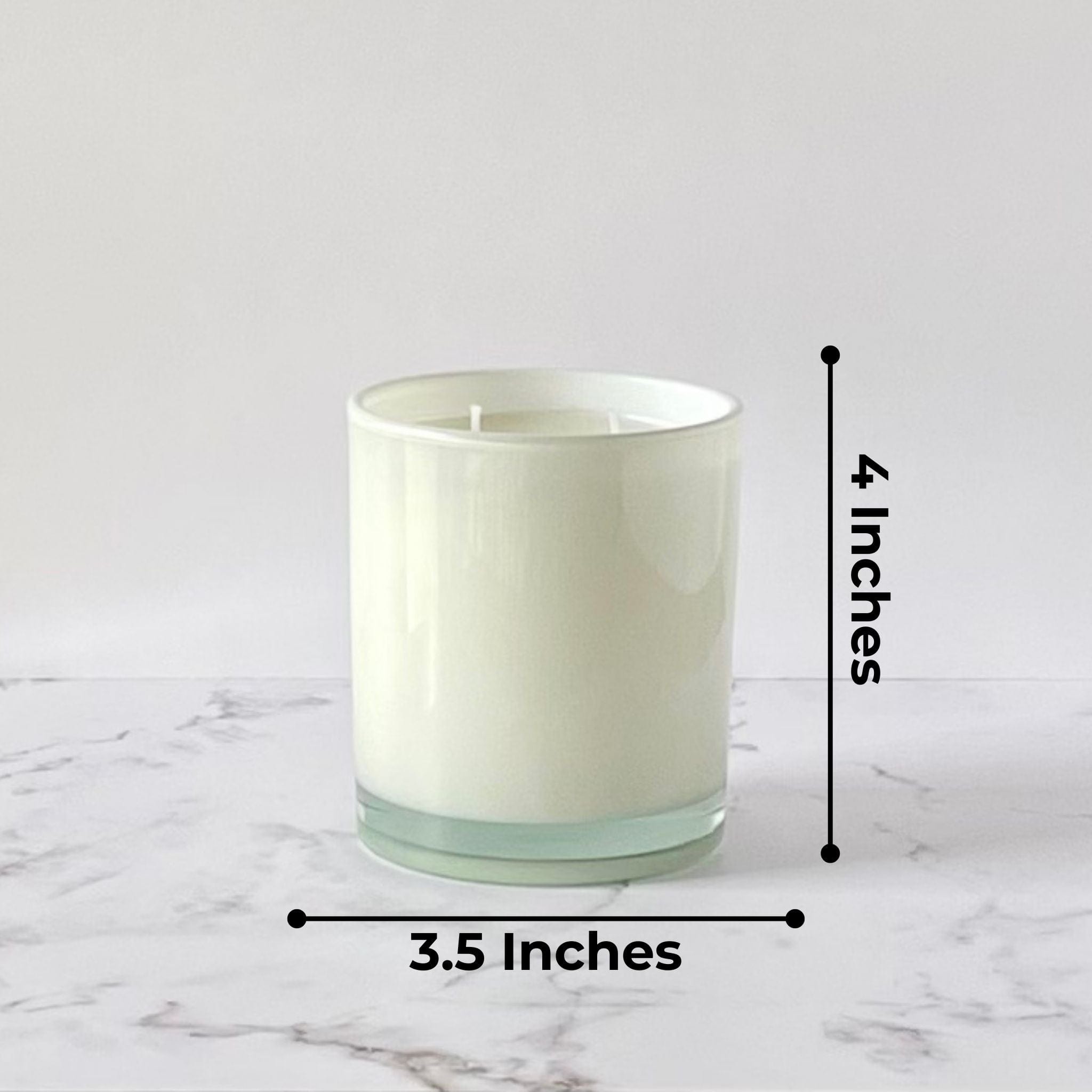 Private Label Candles by Velavida Candles 14 Oz White Glossy (12 Candles)