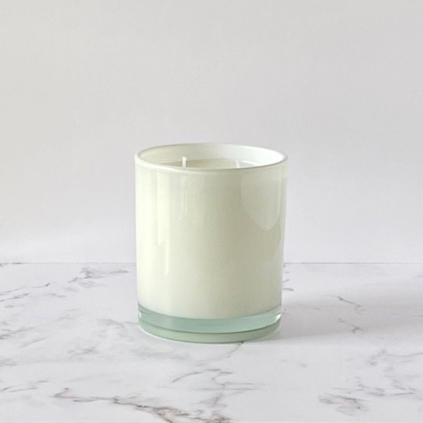 Private Label Candles by Velavida Candles 14 Oz White Glossy Wholesale candles in bulk