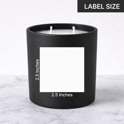 Private Label Candles by Velavida Candles Harperlume 14 oz Matte Black Private Label Candle – Minimum 12 Candle
