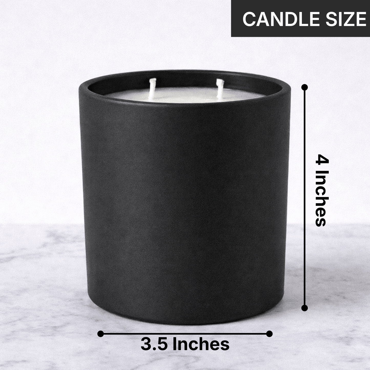 Private Label Candles by Velavida Candles Harperlume 14 oz Matte Black Private Label Candle – Minimum 12 Candle