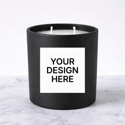 Private Label Candles by Velavida Candles Harperlume 14 oz Matte Black Private Label Candle – Minimum 12 Candle