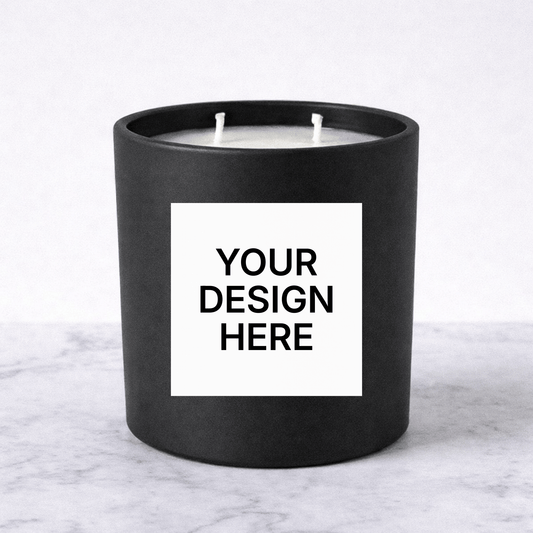 Private Label Candles by Velavida Candles Harperlume 14 oz Matte Black Private Label Candle – Minimum 12 Candle