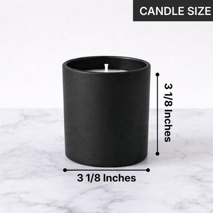 Private Label Candles by Velavida Candles Harperlume 9 Oz Matte Black Private Label Candle