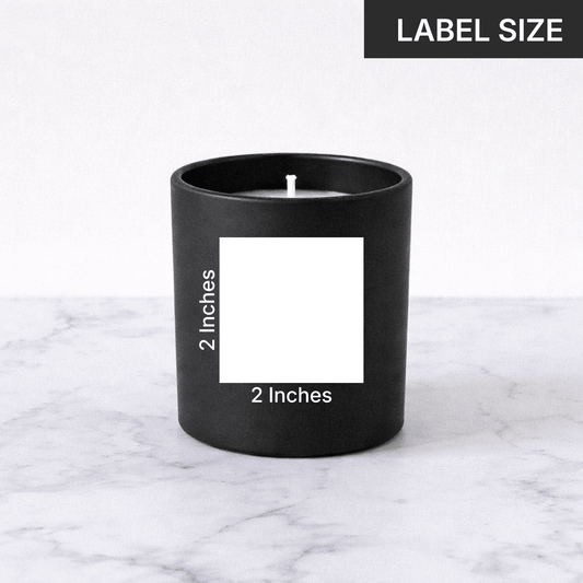 Private Label Candles by Velavida Candles Harperlume 9 Oz Matte Black Private Label Candle