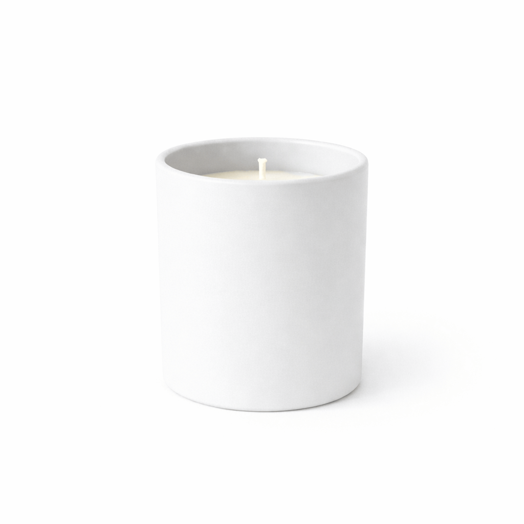 Starting at $12.50 per candle Candles Matte White 9 oz Matte Private Label Candles (12 Pack)