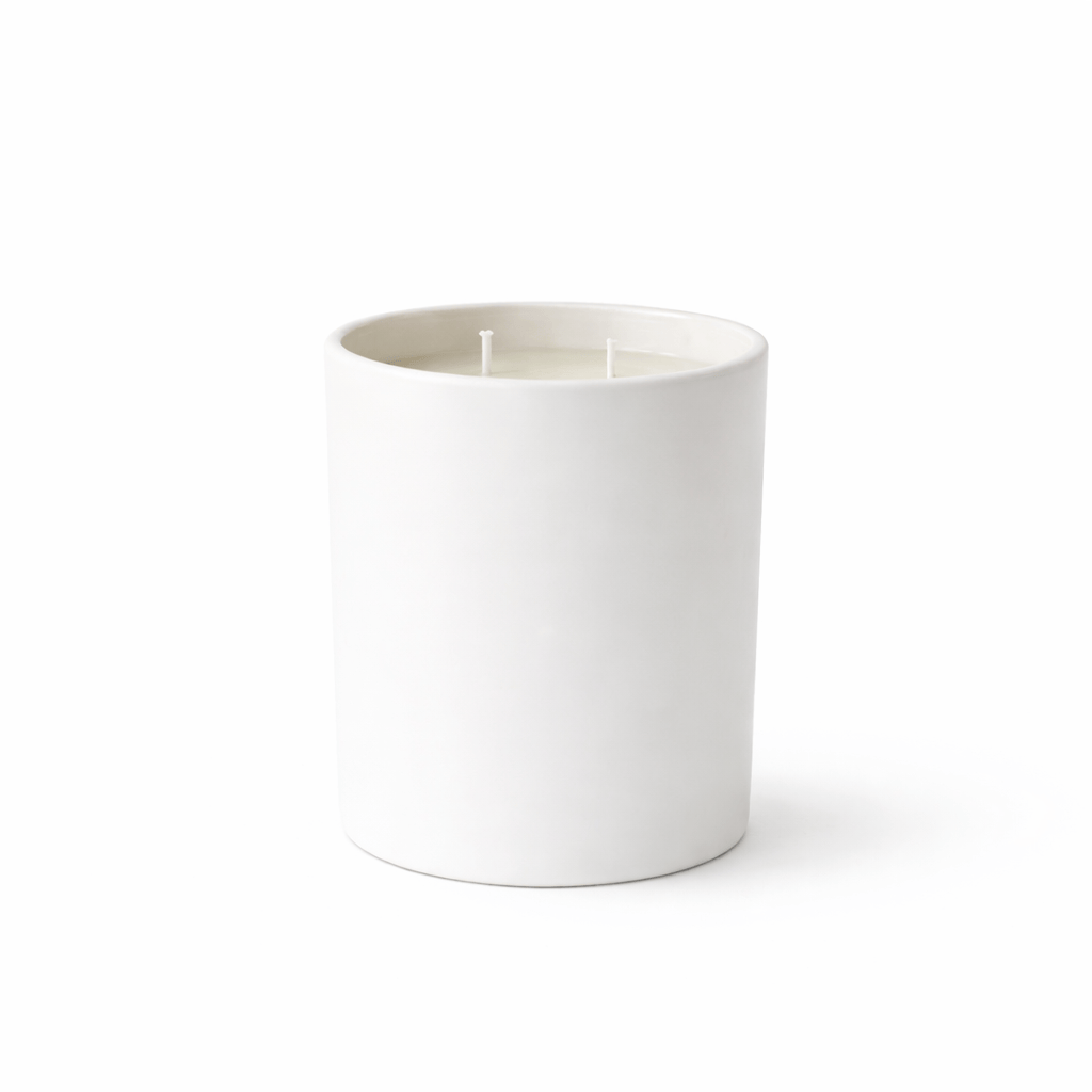 Starting at $15 per candle Candles Matte White 14 oz Matte Private Label Candles (12 Pack)