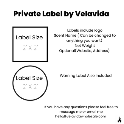 Private Label by Velavida 15 Oz Glass Bowls Private Label Candle