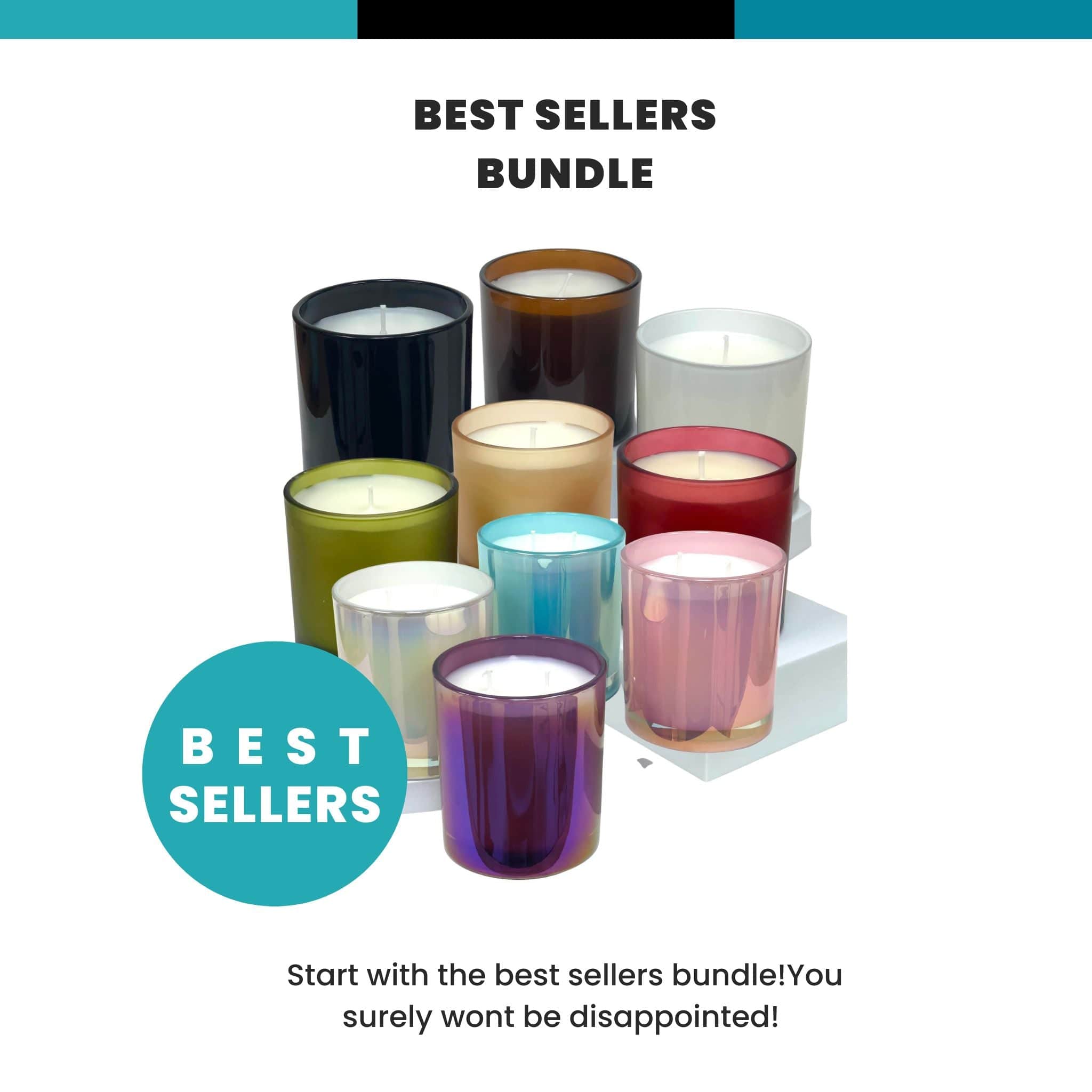 Velavida Candle Wholesale Best Seller Private Label Candles Bundle (24 Candles)