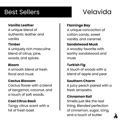 Velavida Candle Wholesale Frosted Vessel Private Label Candle